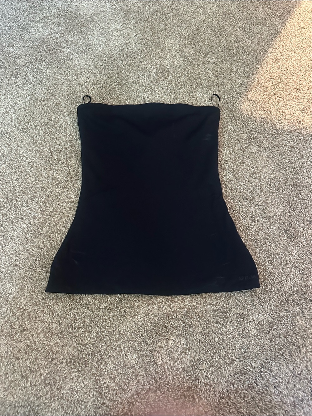 Aritzia contour Black Strapless Tube Top